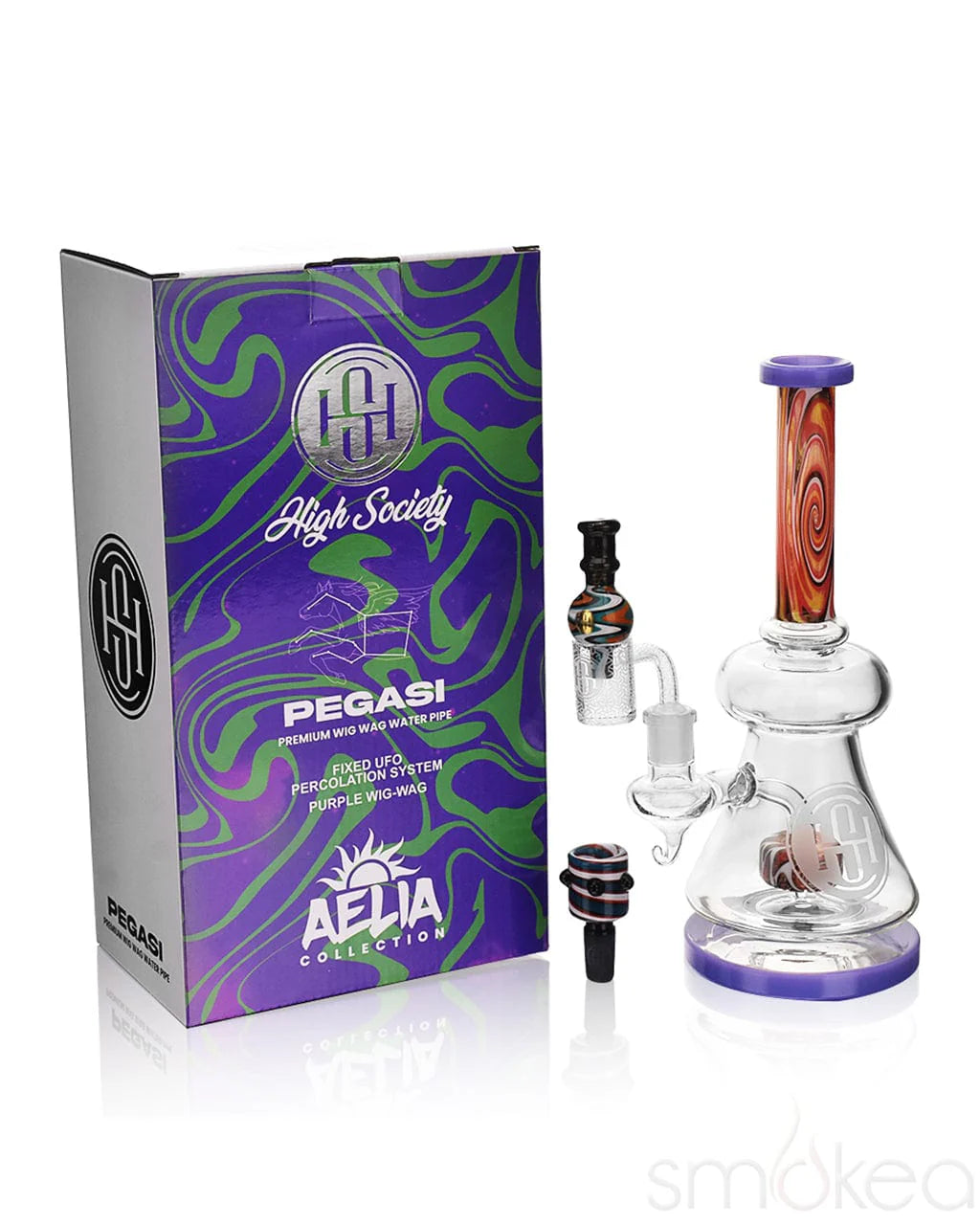 High Society Pegasi Hybrid Water Pipe