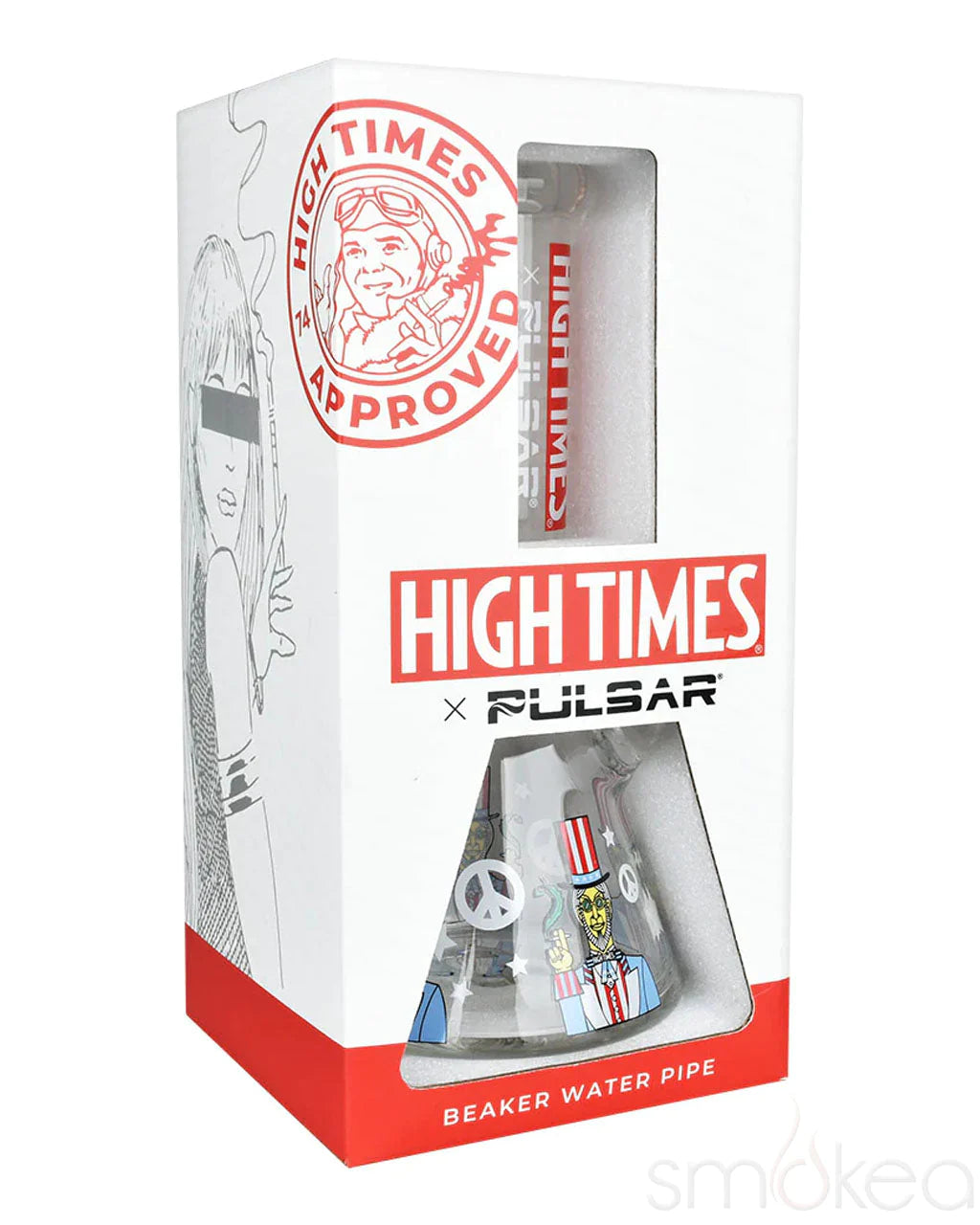 High Times x Pulsar Uncle Sam Beaker Bong