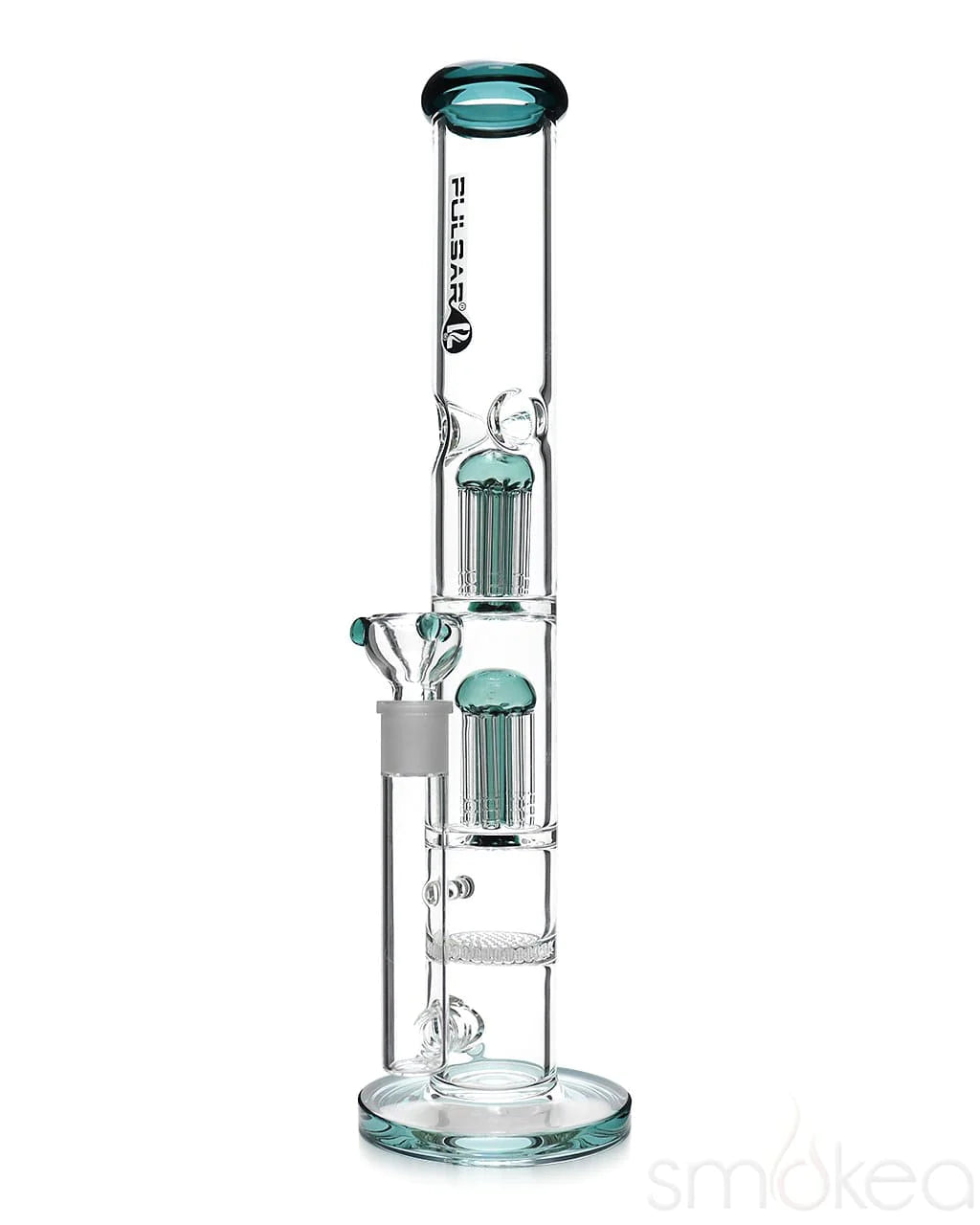 Pulsar 16" Dual Jellyfish Straight Tube Bong