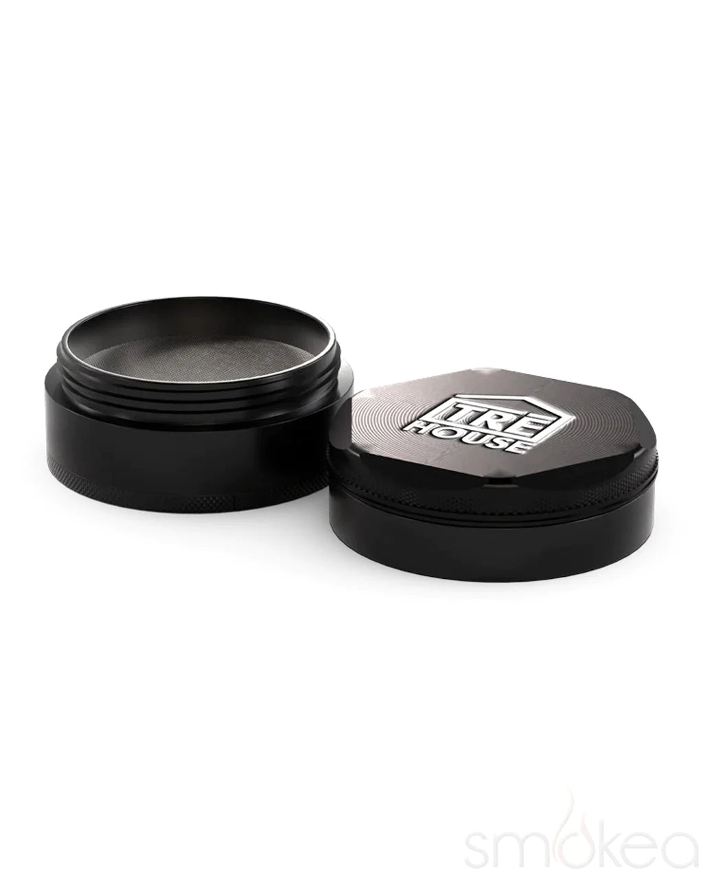TRĒ House 4 Piece Aluminum Grinder (Black)