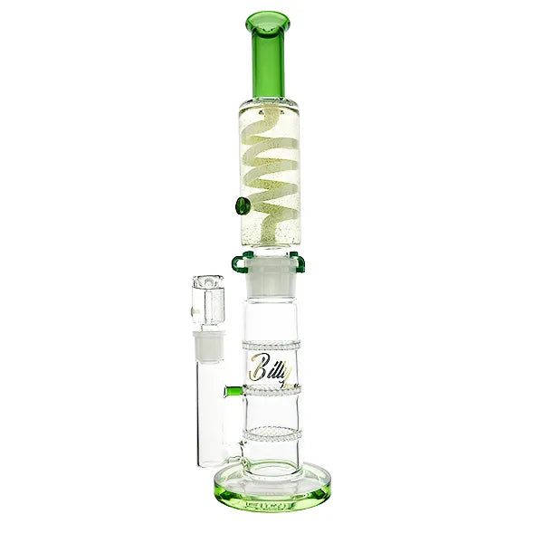 Billy Mate Glycerine Waterpipe with 3 Honeycomb Percs