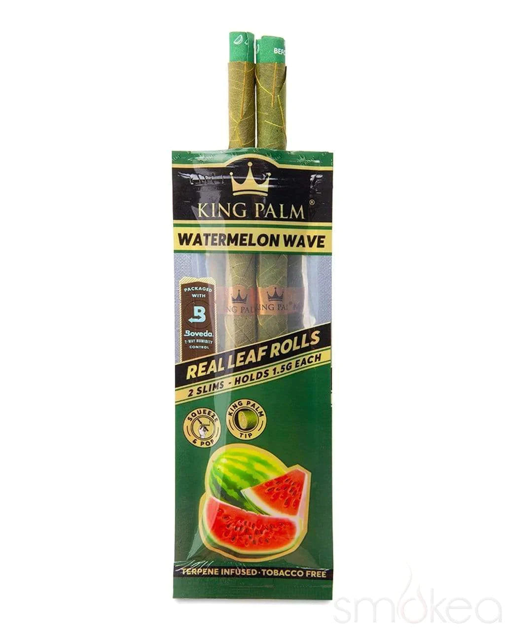 King Palm Slim Watermelon Wave Pre-Rolled Cones (2-Pack