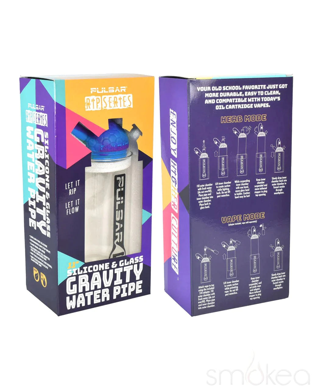 Pulsar RIP Series Gravity Bong Tie Dye