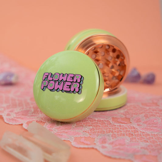 Flower Power Ceramic Grinder
