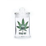 STASH JAR - STICKY RICK 150ML CLEAR GLASS JAR