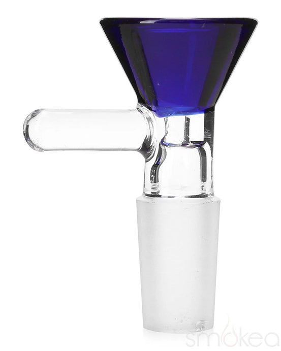 14mm Glass on Glass Funnel Bowl SMOKE
