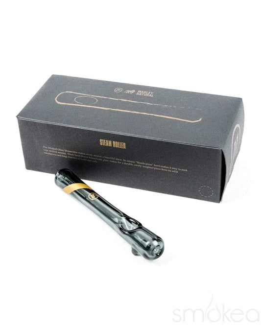 Marley Natural Smoked Glass Steamroller Pipe