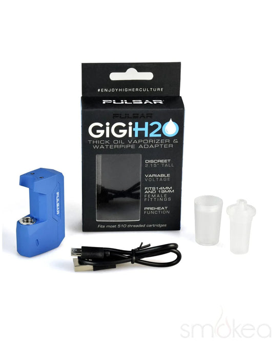 Pulsar GiGi H2O Portable Vaporizer & Water Pipe Adapter