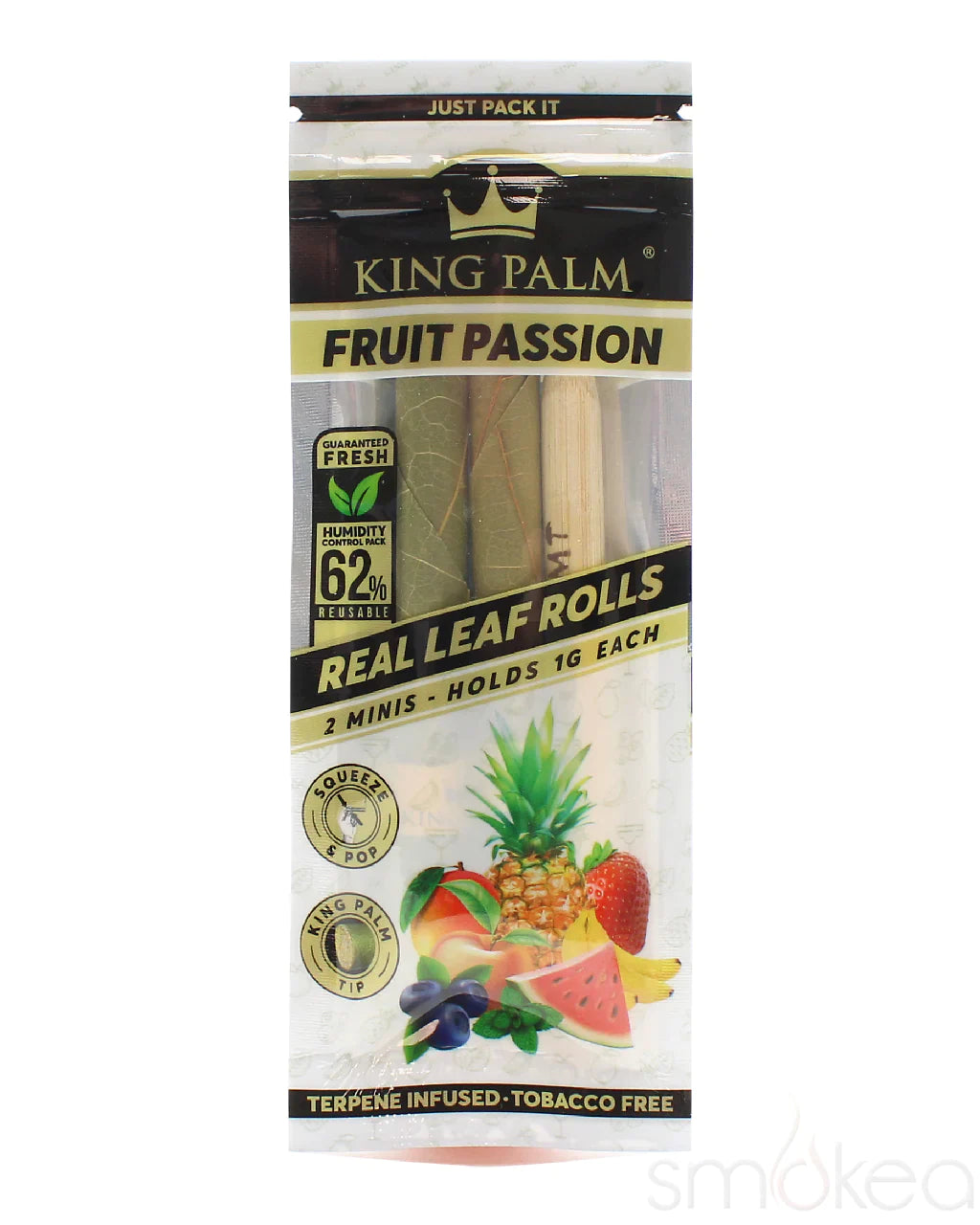 King Palm Mini Fruit Passion Pre-Rolled Cones (2-Pack)